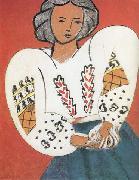Henri Matisse The Romanian Blouse (mk35) oil painting on canvas